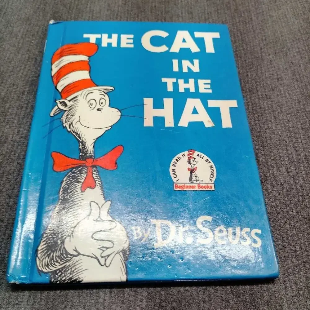 Dr Seuss Beginner Books Lot Cat in the Hat Fox in Socks Foot Book Mr Brown Moo